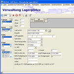 Lagerplatzverwaltung in PROBAS