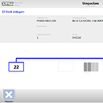 Anlagenvisualisierung mit Schaubild eines Lagerbereichs