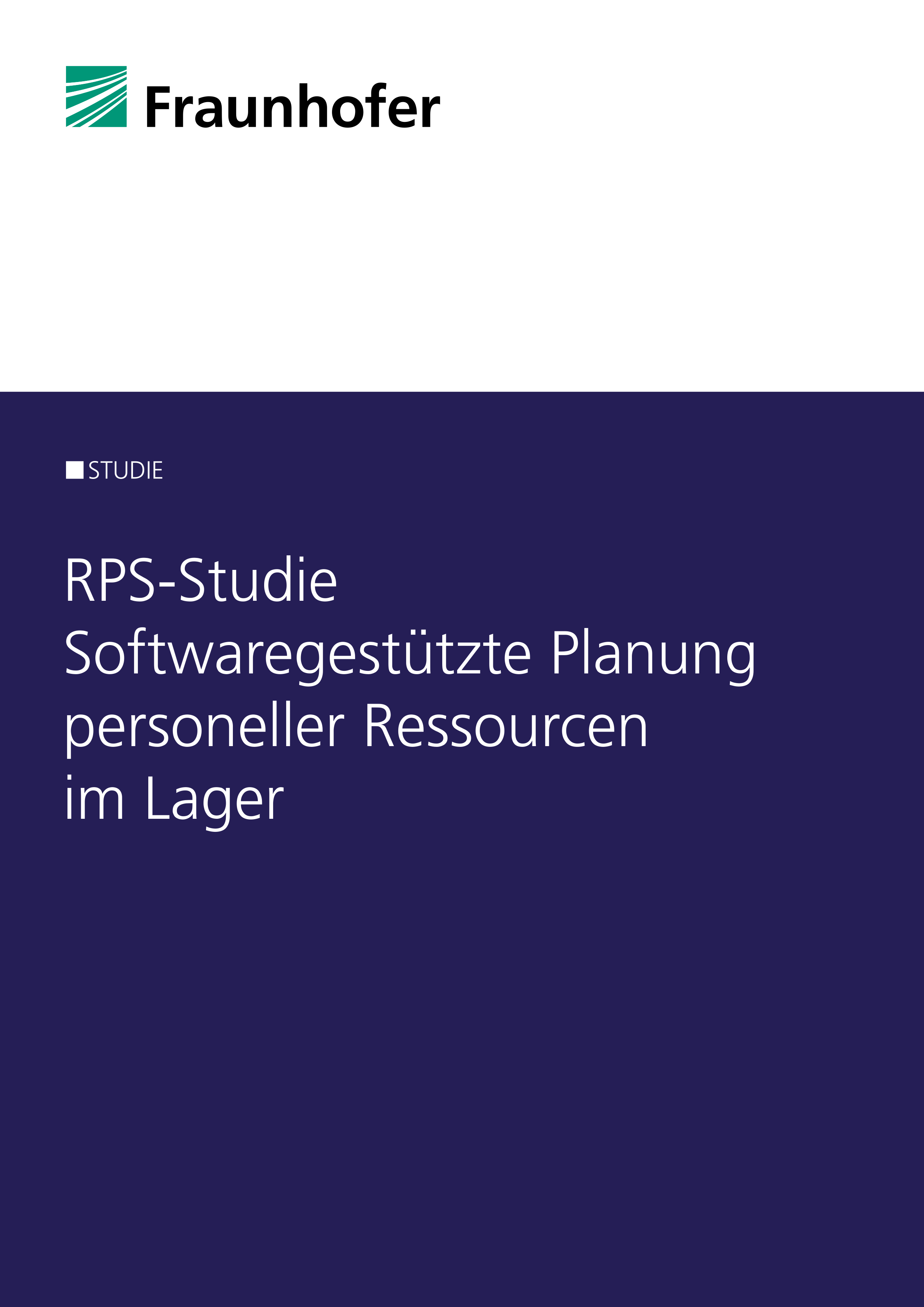 RPS-Studie Softwaregestützte Planung personeller Ressourcen im Lager