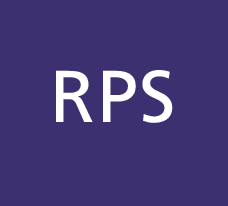 RPS Logo mit lila Hintergrund