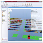 3D logistical warehouse viewer